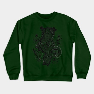 Portugal Blackwork Design Pride Crewneck Sweatshirt